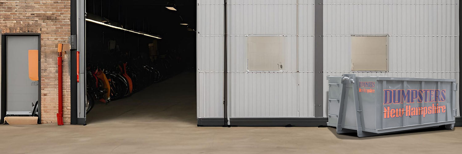 Roll-off dumpsters for construction sites